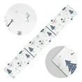 thumbnail image 5 of Yayeee Table Runner 70 inches Long Home Kitchen Dinning Party Decoration, Blue Cartoon Snowmen, 5 of 7