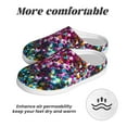 thumbnail image 6 of Kdxio Color Shiny Women's Men's Slippers Plush Slip-On House Slipper for Winter Indoor Soft Cushion Non-slip Fluffy Slides Slippers-11, 6 of 7
