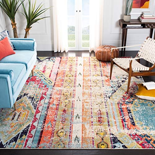 SAFAVIEH Madison Collection MAD422F Boho Chic Tribal Distres Safavieh Safavieh