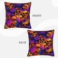 thumbnail image 3 of Bingfone Skull Linen Throw Pillow Covers Cushion Case Pocket Button Vintage Farmhouse Pillowcase for Sofa Couch Bed 20"x20", 3 of 9