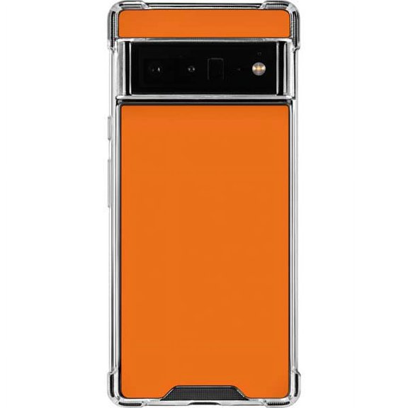 Skinit Solids Orange Google Pixel 6 Pro Clear Case
