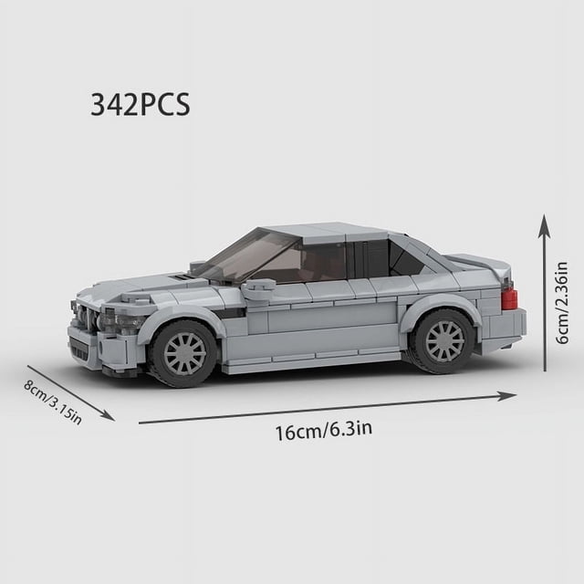 Supercar City Speed Champions Auto Deportivo de Carreras E36 E46 Bloques de Construcción MOC M3 E30 M4 Vehículo de Corredores M5 Técnica Ladrillos Juguete para Niños