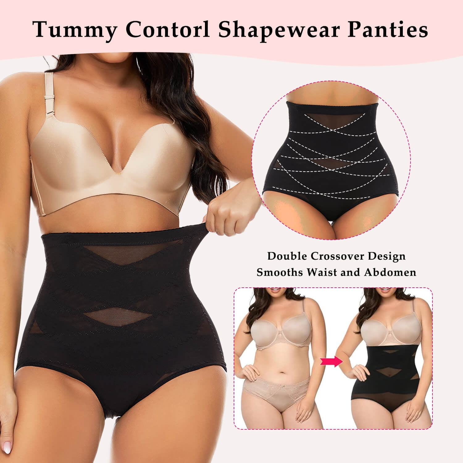 High Waist Tummy Control Panty For Women Slimming Waisted Trainer With Hip  And Butt Shaping Underwear Postpartum Corset Shapewear From Santana, $9.09