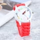 thumbnail image 4 of EeaseMX 1 reloj de pulsera de silicona con puntero de lápiz creativo para niños, regalo de cumpleaños, color rojo., 4 of 7