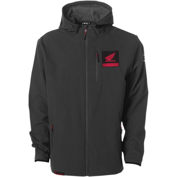 Factory Effex Honda Tech Mens Softshell Jacket Black XXL