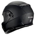thumbnail image 2 of 1Storm Motorcycle Modular Full Face Helmet Street Bike Flip up Dual Visor/Sun Shield Racing Matt Black HJA119, 2 of 4