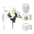 thumbnail image 4 of Youkk 2pcs Easy To Clean – Realistic Appearance – Artificial Flowers For Wedding white 1Set, 4 of 6