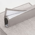 thumbnail image 3 of mDesign Long Fabric Over Closet Rod Hanging Organizer, 6 Shelves, 2 Pack - Linen, 3 of 7