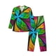 thumbnail image 1 of Balery Multicolored Beautiful Flower Pijama para Hombre de Dos Piezas con Manga Larga, Conjunto de Dormir y Descanso Suave con Bolsillos-Medium, 1 of 7