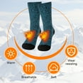 thumbnail image 4 of Loritta 3 Pairs Thermal Socks for Women, Winter Thick Warm Heated Boot Crew Socks Size 5-11, 4 of 6
