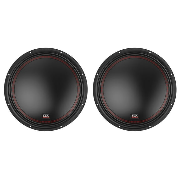 (2) MTX 5512-22 12" 1600 Watt Peak DVC 2-ohm Car Audio Subwoofers Subs