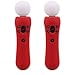 thumbnail image 2 of SZLG 2 pcs Silicone Rubber Cover Anti-Slip Protective Skin Case for Playstation PS4 VR Move PS Move Motion Controller Red, 2 of 4