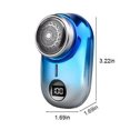 thumbnail image 3 of EARKITY Mini Electric Shaver, Mini Shaver Portable Electric Shaver Electric Razor for Men, USB Rechargeable Waterproof Shaver Electric Beard Trimmer, 3 of 7