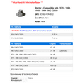 thumbnail image 2 of Starter - Compatible with 1979 - 1986, 1988 - 1994 GMC C3500 1980 1981 1982 1983 1984 1985 1989 1990 1991 1992 1993, 2 of 2