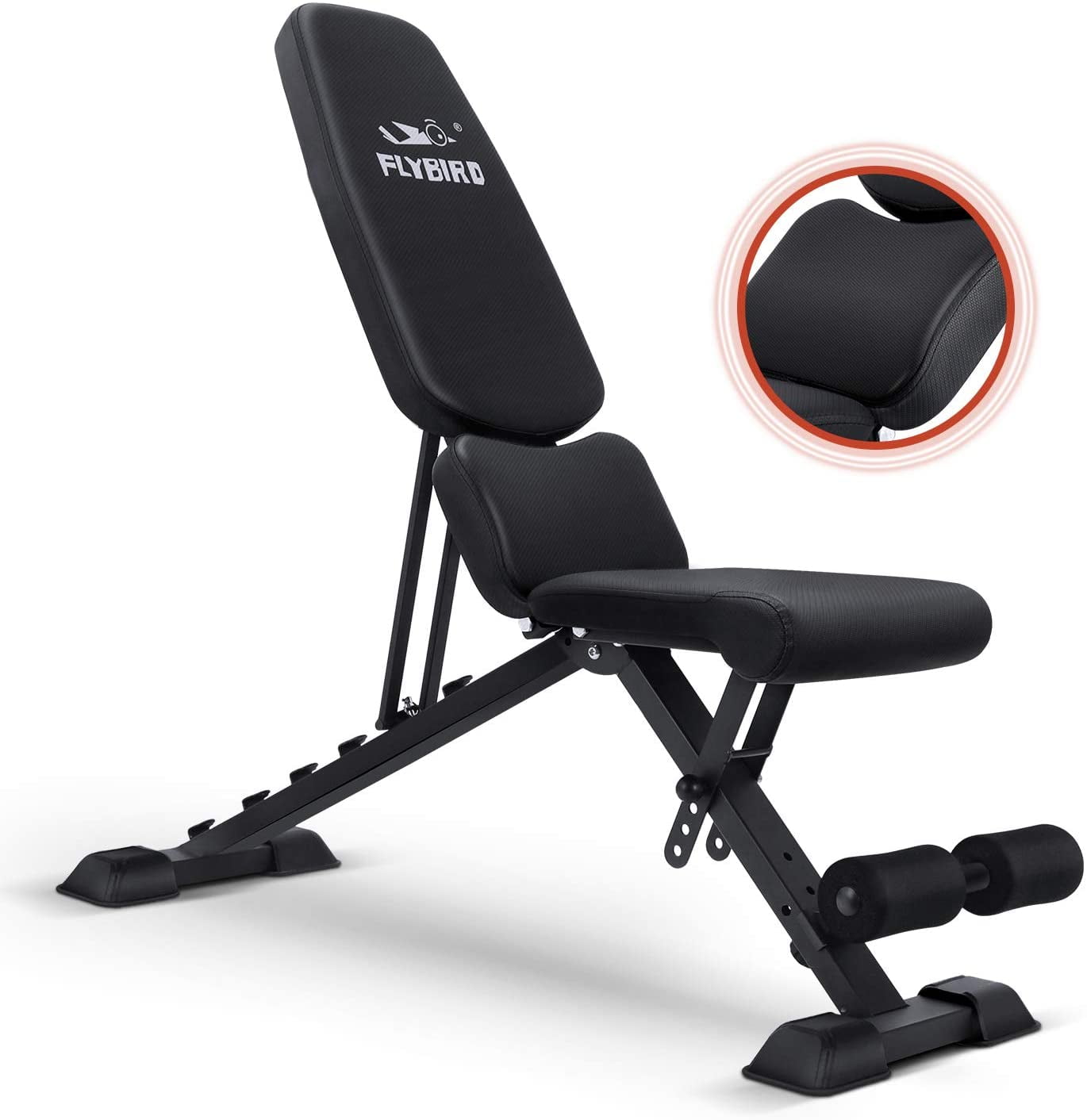 flybird-adjustable-utility-weight-bench-for-full-body-workout-foldable