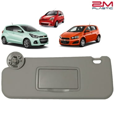 Sun Visor Fits for Chevy Sonic 2012-2020 Spark 2013-2021 Driver Side Left Gray Replacement 2M PLASTIC