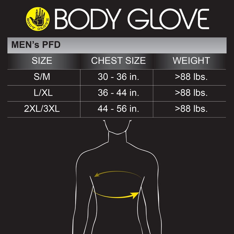 Body Glove Men's Neoprene PFD Life Jacket, S/M, Blue photo 4