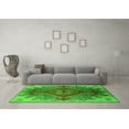 thumbnail image 3 of Ahgly Company Indoor Round Oriental Green Industrial Area Rugs, 8' Round, 3 of 4