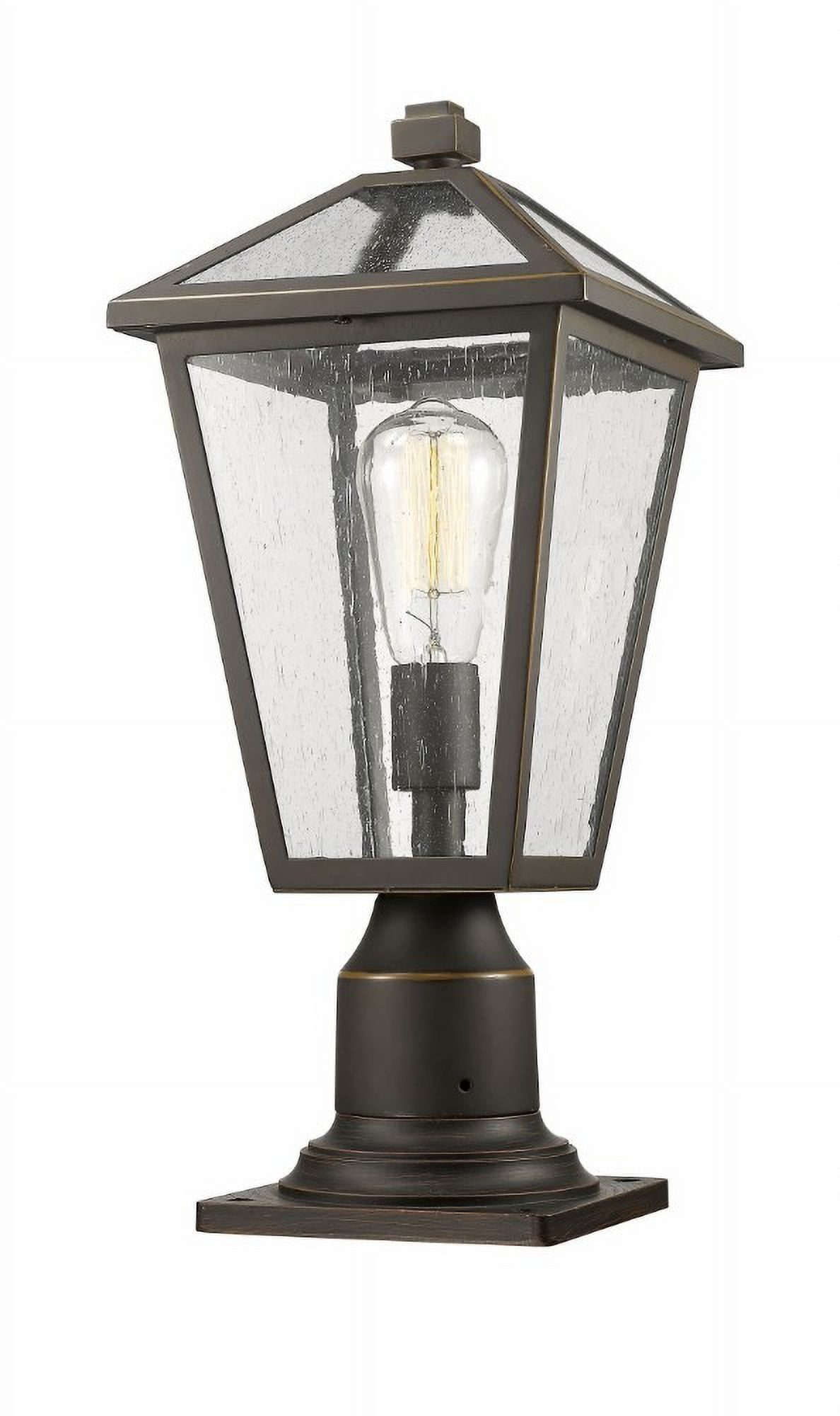Z-Lite 579PHMR-533PM-ORB Outdoor Post Light Rubbed Bronze Stainless Steel + Aluminium Talbot