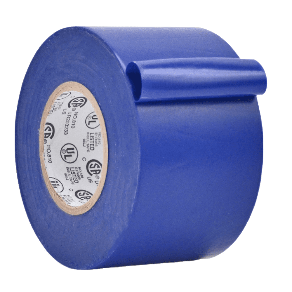 WOD Tape Blue Electrical Tape General Purpose 3 in. x 66 ft. High Temp