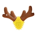 thumbnail image 3 of Juguete para morder para perros, juguetes para masticar para perros, cachorro duradero, ejercicio resistente al desgarro, juguetes interactivos para p , Amarillo, 3 of 8
