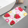 Tapete absorbente para baño, entrada, dormitorio o baño, con diseño femenino y adorable.