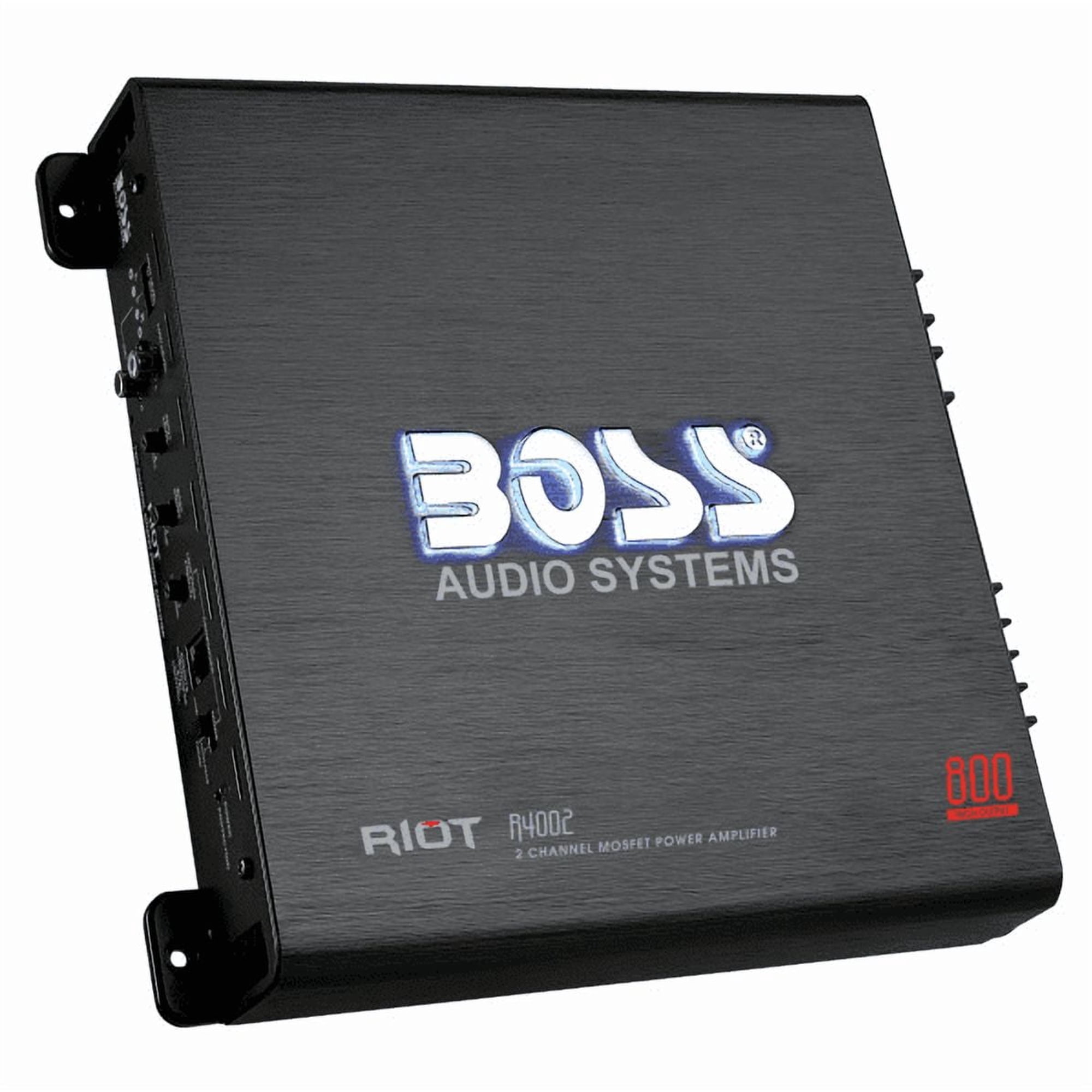 BOSS Audio Systems R4002 Riot Series Car Audio Stereo Amplifier – 800 High Outpu