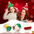 thumbnail image 4 of Joyfy 2 Pcs Lighted Christmas Headbands with LED Lights in Elastic Santa Hat Christmas Tree Design for Xmas and Holiday Parties (One Size), 4 of 7