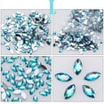 thumbnail image 1 of Xihbxyly 500 Piezas de Diamantes de Imitación con Purpurina y Forma de Ojo de Caballo para Decoración de Uñas, Pegamento Acrílico, 1 of 3