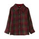 thumbnail image 1 of Gibobby Playera Térmica Ligera Camisa de invierno de manga larga para niños pequeños, abrigo, prendas de vestir para niños, ropa con estampado a cuadros(Vino, 18-24 Meses), 1 of 5
