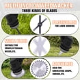 thumbnail image 3 of SAYFUT Electric Weed Eater Lawn Edger Cordless Grass String Trimmer Cutter 24V Lithium Battery, 3 of 7