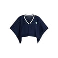 thumbnail image 5 of No Boundaries Varsity Cropped Sweater, Lightweight, Women's S-3XL, 5 of 5