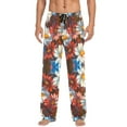 thumbnail image 7 of FORMRS Mens Pajama Pants with Pockets Soft Cotton Sleepwear Lounge Bottoms, Sizes S-2XL, Vibrant Floral, 7 of 7