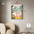 thumbnail image 4 of Seal in a Bathtub Canvas Print Fun Bathroom Art by Art Remedy, Silver Frame, 24 x 30, 4 of 6