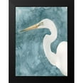 thumbnail image 2 of Caroline, Emma 15x18 Black Modern Framed Museum Art Print Titled - Watercolor Heron Portrait I, 2 of 5