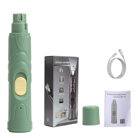 Boovnll Jardin, Moulin à Ongles Silencieux pour Oiseaux avec Lampe Led, Moulin à Bec Adapté aux Perruches, Perruches Conureuses, Inséparables, Pinsons, Fournitures de Jardinage