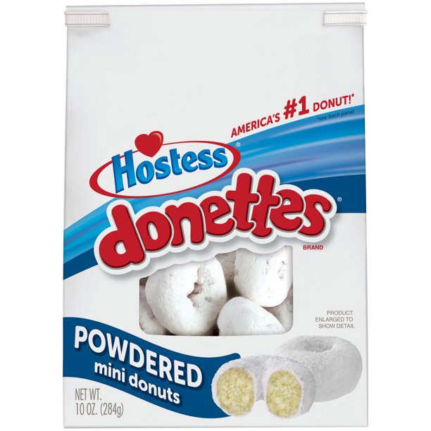 Hostess Powdered Mini Donuts 10.5 Oz, 20 Count