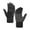 Black, variant on Winter Knit Gloves Fleece-Lined Touchscreen Gloves with Silicone Grip, Unisex Warm Stretchy Gloves for Smartphone Use in Cold Weather