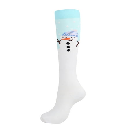 

Zlekejiko Wide Womens Socks Women s Performance Cotton Pad Sports Leisure Socks Christmas Pattern Socks For Women