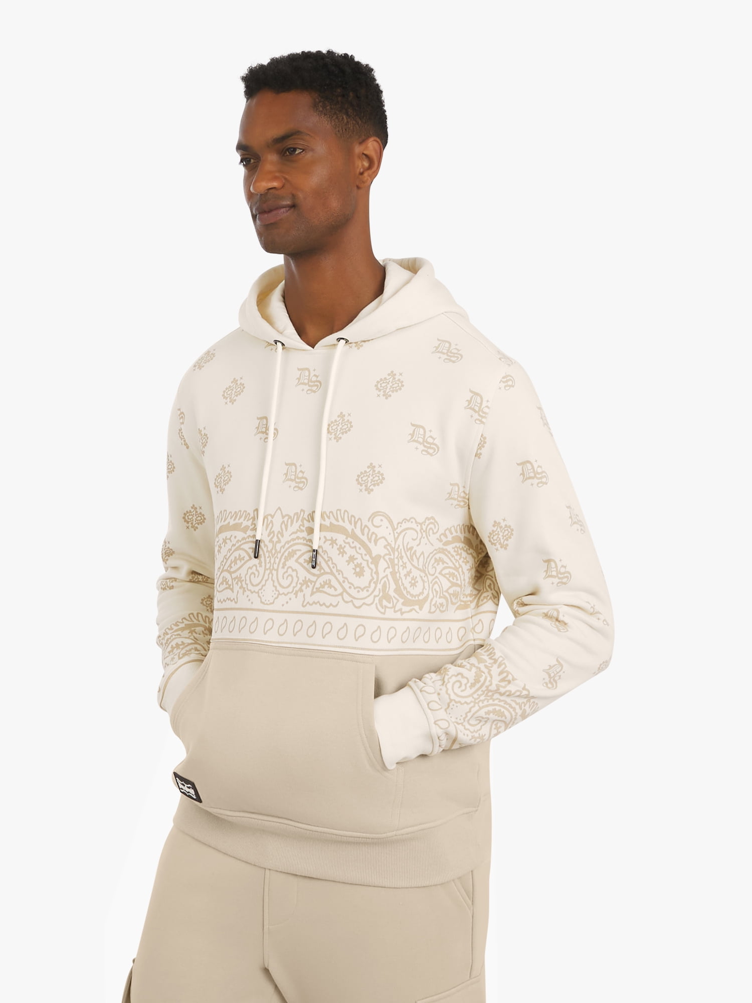 Dogg Supply by Snoop Dogg All-Gender Young Men's and Women's Panel Popover Hoodie, Sizes XS - 5XL