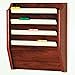 thumbnail image 3 of Wooden Mallet CH17-4MH 4 Pocket Legal Size File Holder in Mahogany, 3 of 3