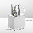 thumbnail image 4 of Ceramic Mug Funny Coffee Milk Tea Mug Cup V Sign Finger Peace Symbols Cup, 4 of 6