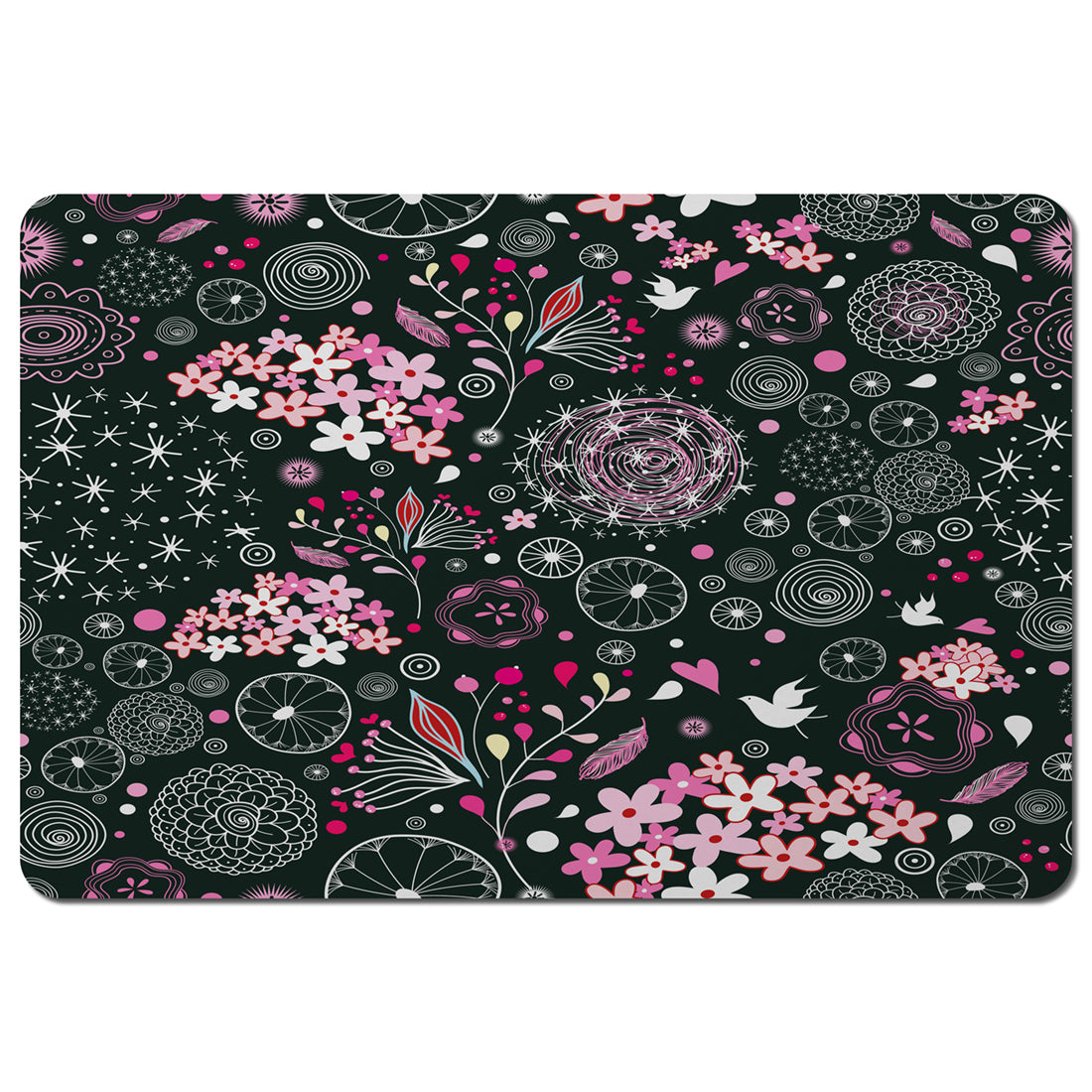 Different Flowers, Shapes & Birds (Placemat)