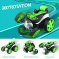 thumbnail image 5 of Allaugh Rolling Remote Control Stunt Car 360 , RC Cars Flip and Roll for 3-10 Kids, Green, 5 of 7