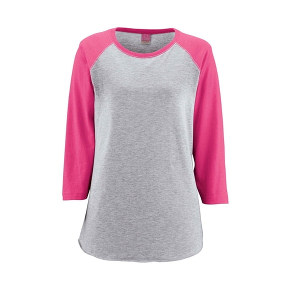 LAT LADIES' VINTAGE FINE JERSEY BASEBALL T-SHIRT