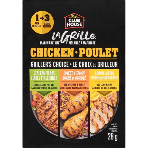 Club House La Grille Griller's Choice Chicken Marinade Mix 28g