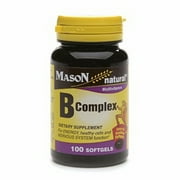 Mason Naturals B-Complex Softgels - 100 Ea, 2 Pack