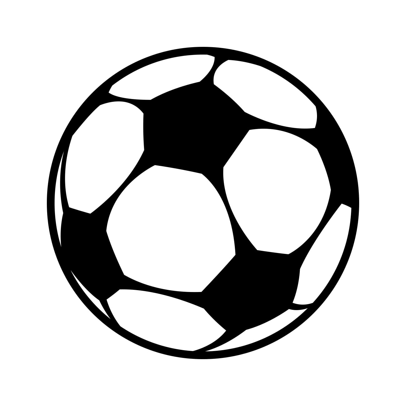 Soccer Ball Sticker Decal Die Cut Self Adhesive Vinyl Weatherproof
