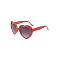 thumbnail image 2 of Gravity Shades Lunettes de Soleil Rouges en Forme de Cœur, Rouge, 2 of 2