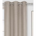 thumbnail image 5 of Safdie & Co Linen Look Blackout curtains 2Pack Taupe, 5 of 11
